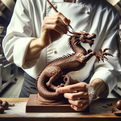 1er. Concurso Interno Escultura de Chocolate