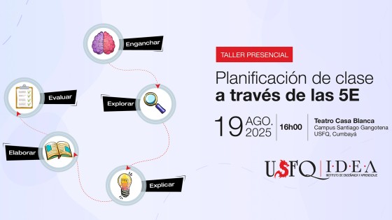 Banner Planificación de clase a través de las 5E
