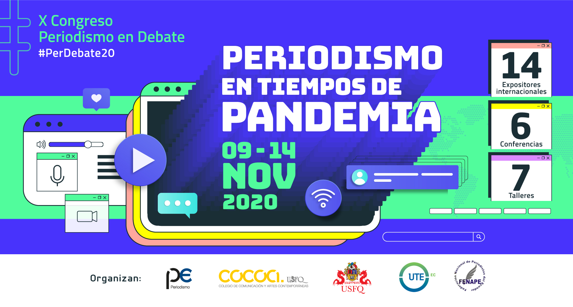 Posters Periodismo en tiempos de pandemia