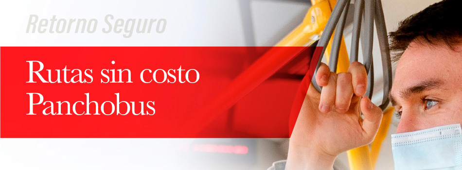 Rutas sin costo Panchobus