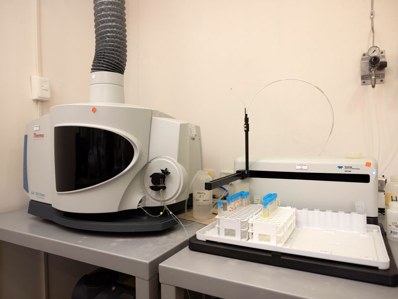 Espectrofotometro de plasma inductivo ICP