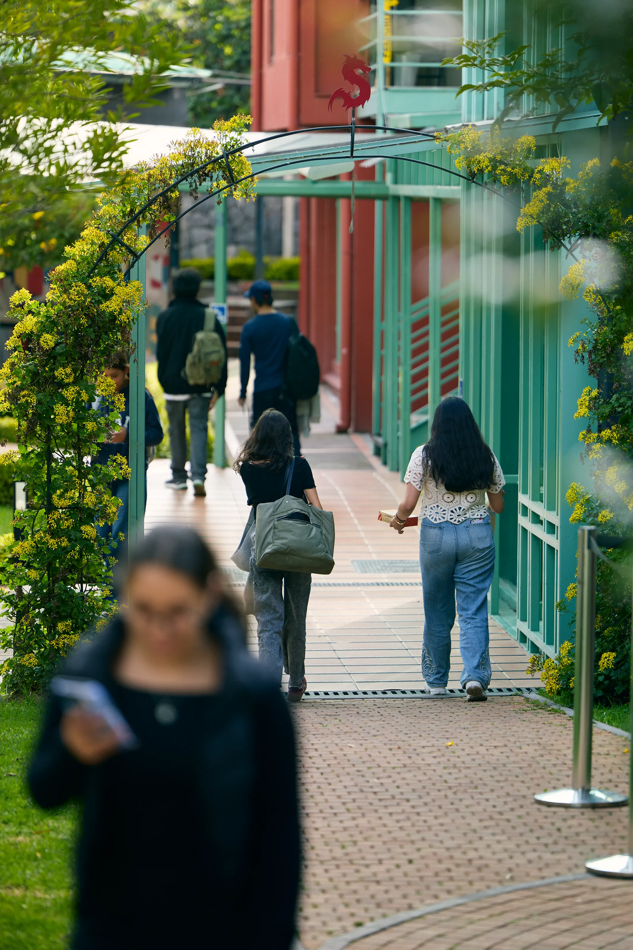 campus y estudiantes