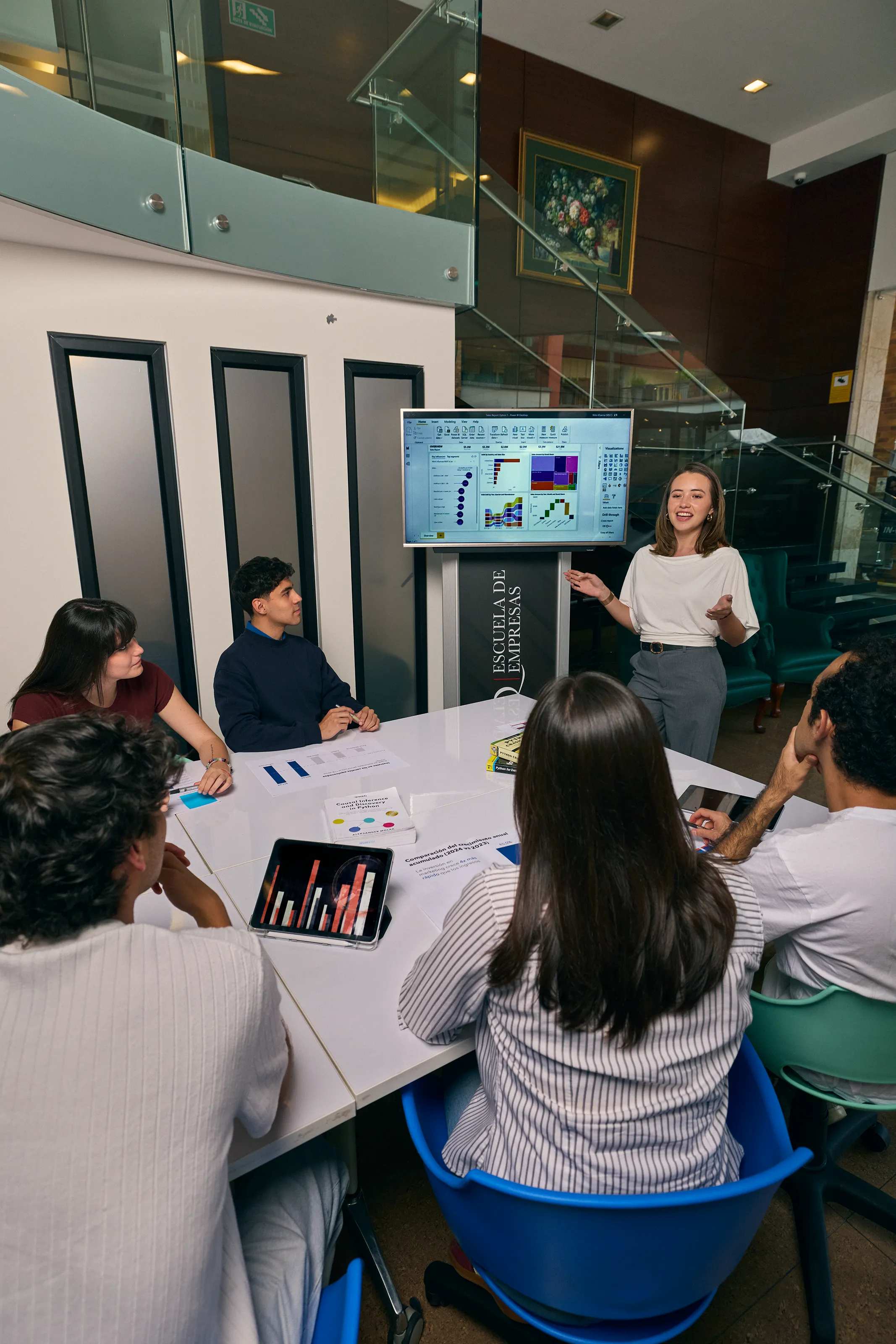 reunión de estudiantes 