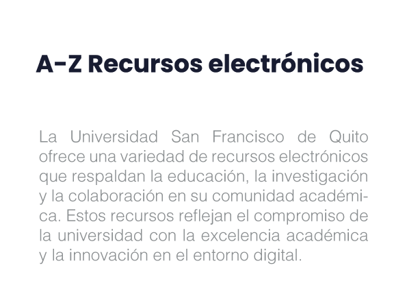 A-Z Recursos Electronicos