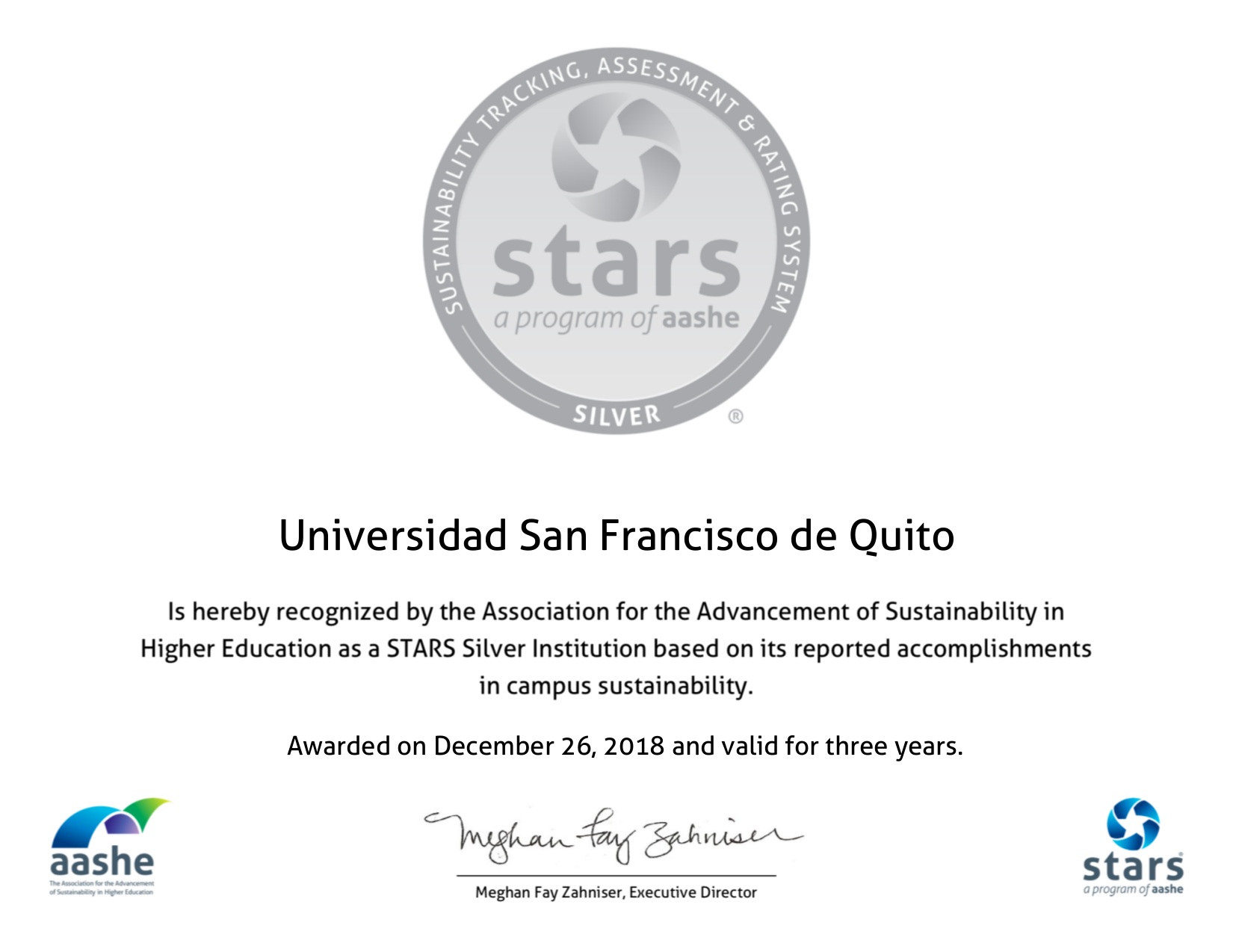 Certificado Stars