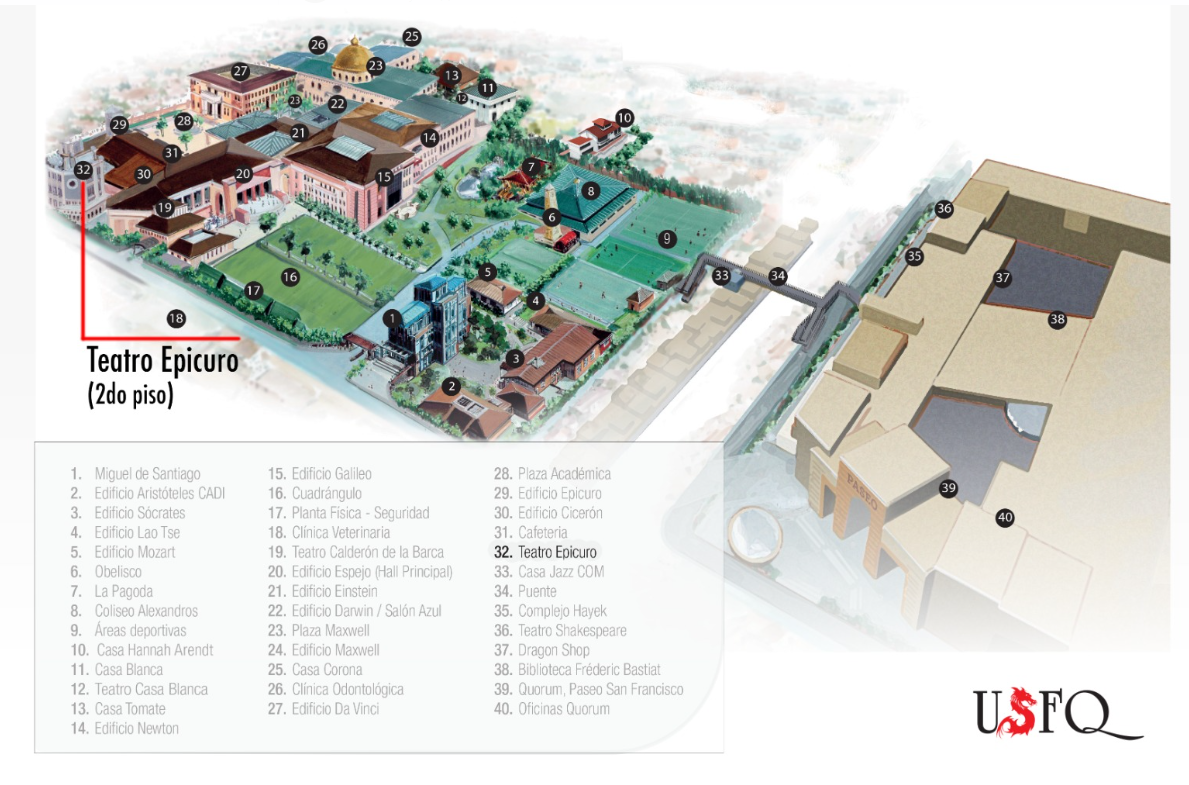 Mapa Teatro Epicuro