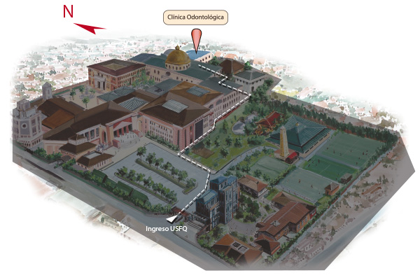 Ubicación Clínica Odontológica USFQ
