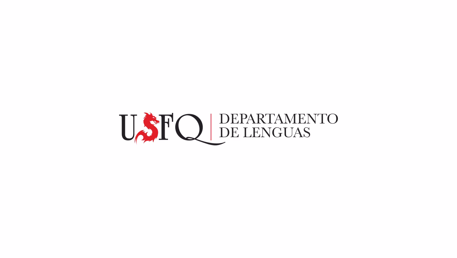 Logo USFQ Departamento de Lenguas