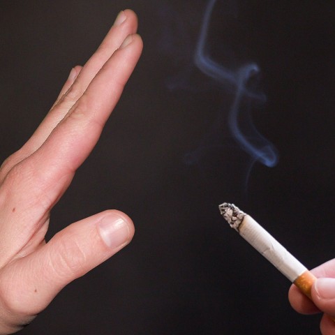 Banner dejar de fumar problema de salud publica